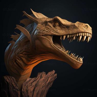 3D model Indosuchus (STL)